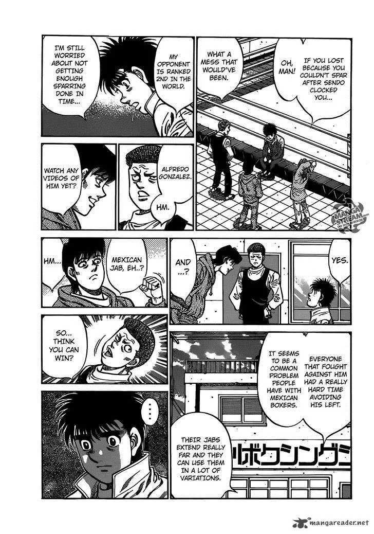 Hajime no Ippo Chapter 1013 page 6