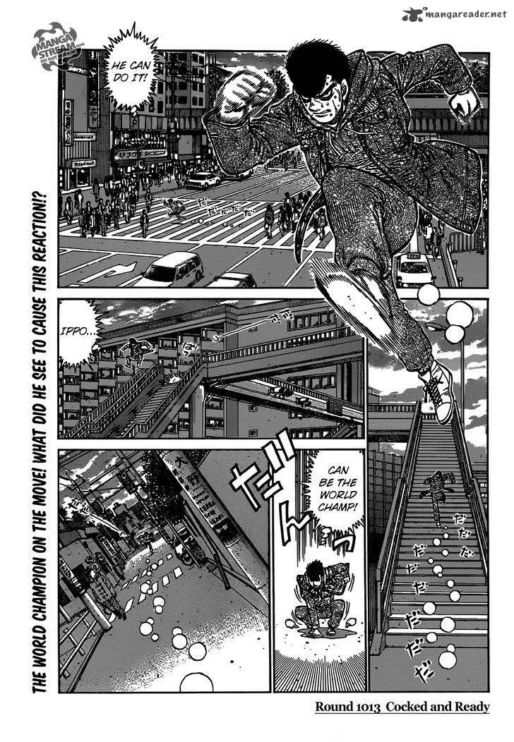 Hajime no Ippo Chapter 1013 page 4