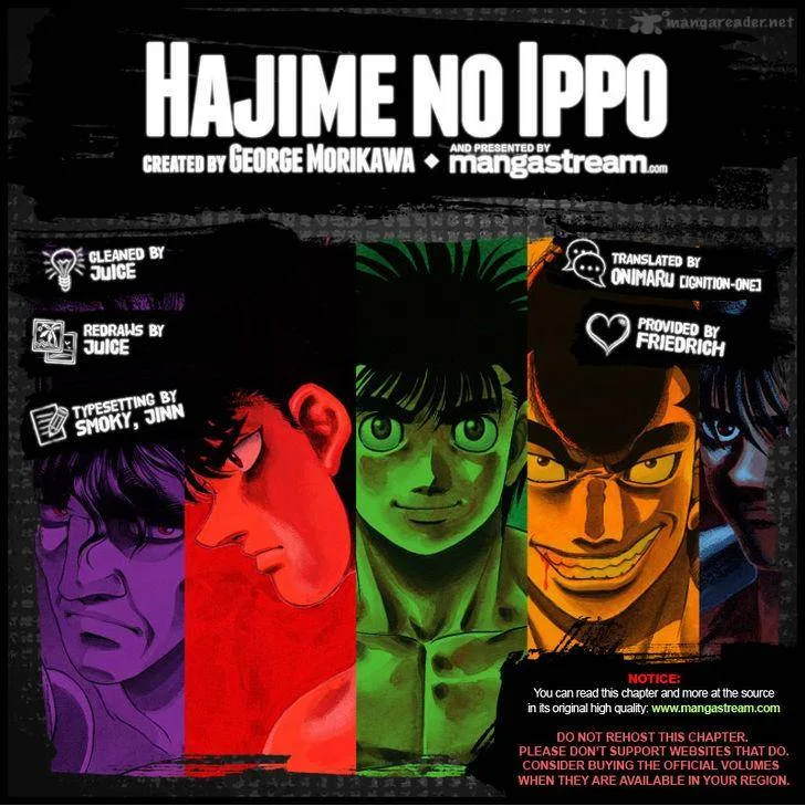 Hajime no Ippo Chapter 1015 page 2