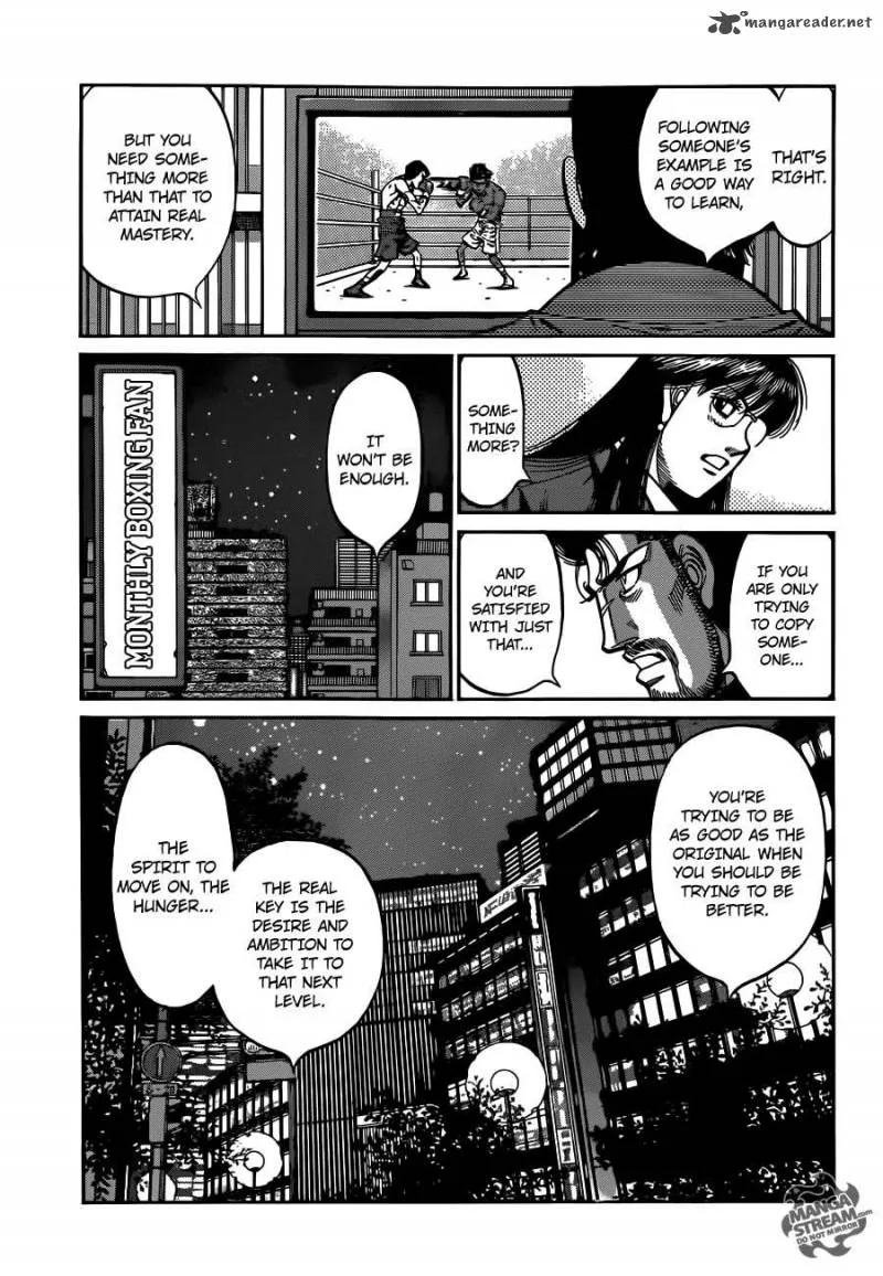 Hajime no Ippo Chapter 1017 page 4