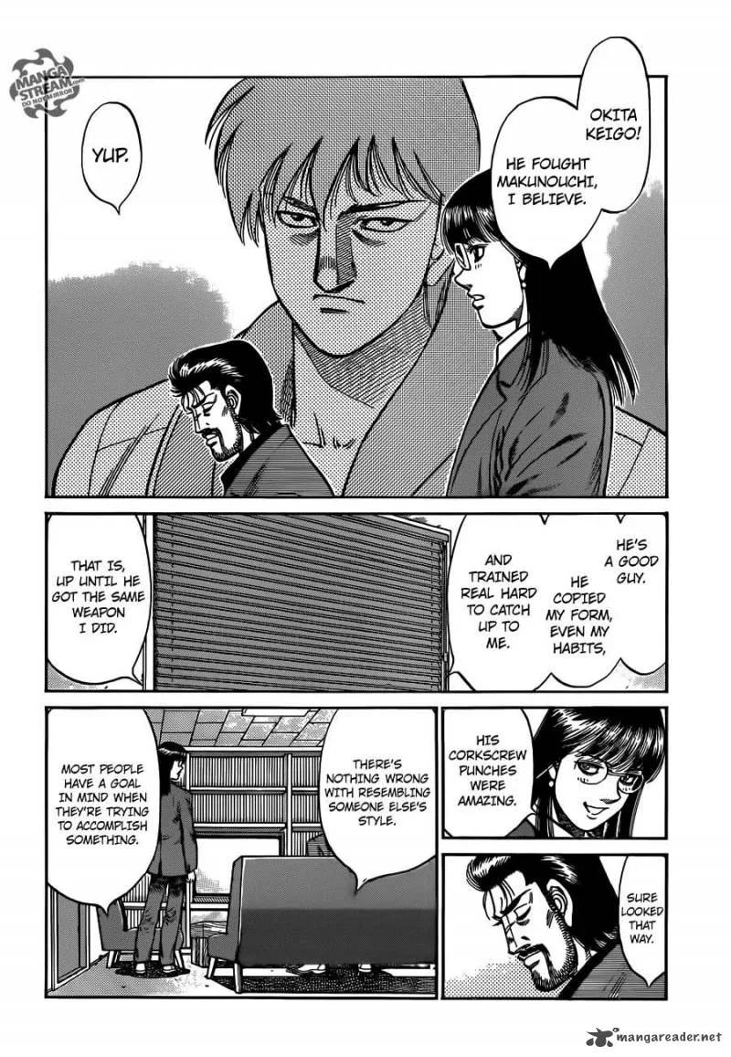 Hajime no Ippo Chapter 1017 page 3