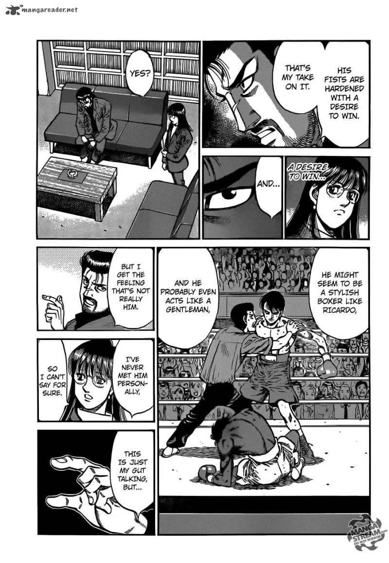 Hajime no Ippo Chapter 1017 page 6