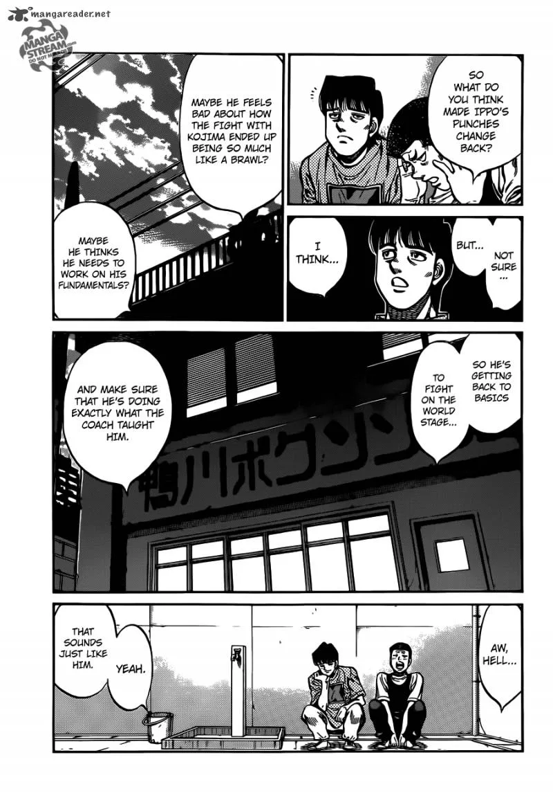 Hajime no Ippo Chapter 1018 page 9