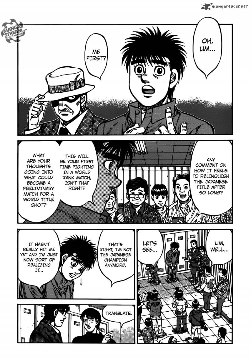 Hajime no Ippo Chapter 1020 page 4