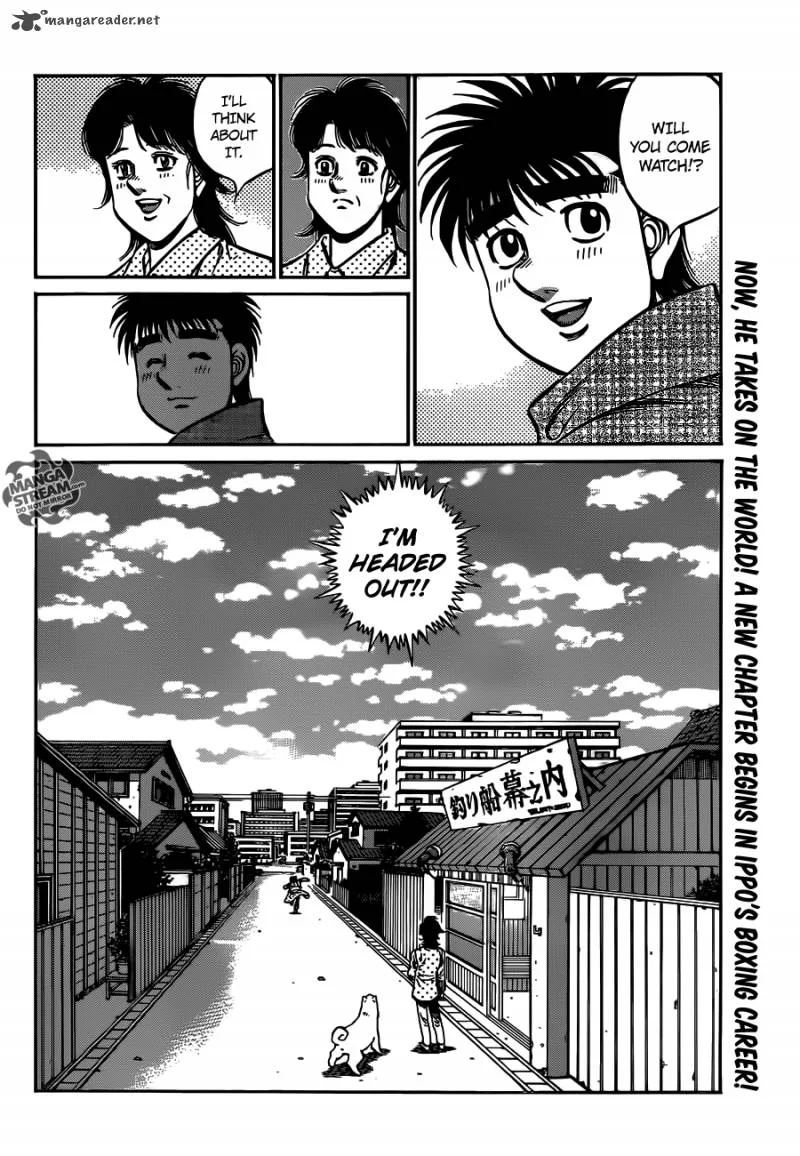 Hajime no Ippo Chapter 1020 page 17