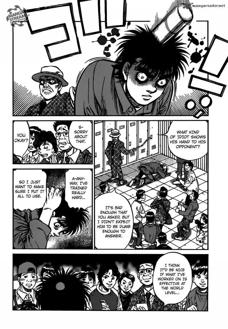 Hajime no Ippo Chapter 1020 page 6
