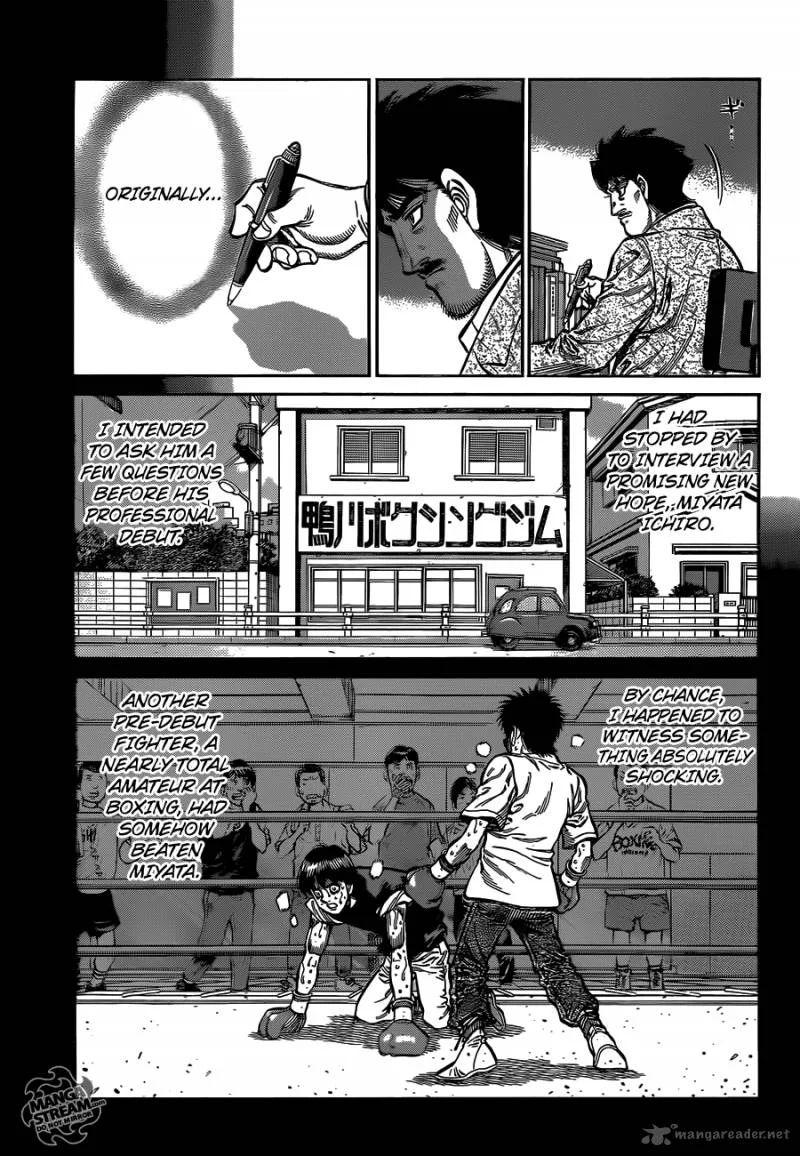 Hajime no Ippo Chapter 1021 page 4
