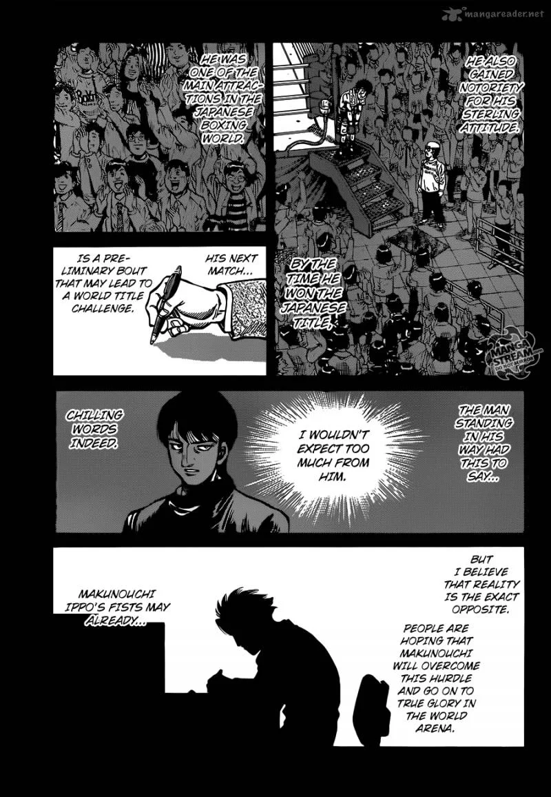 Hajime no Ippo Chapter 1021 page 6