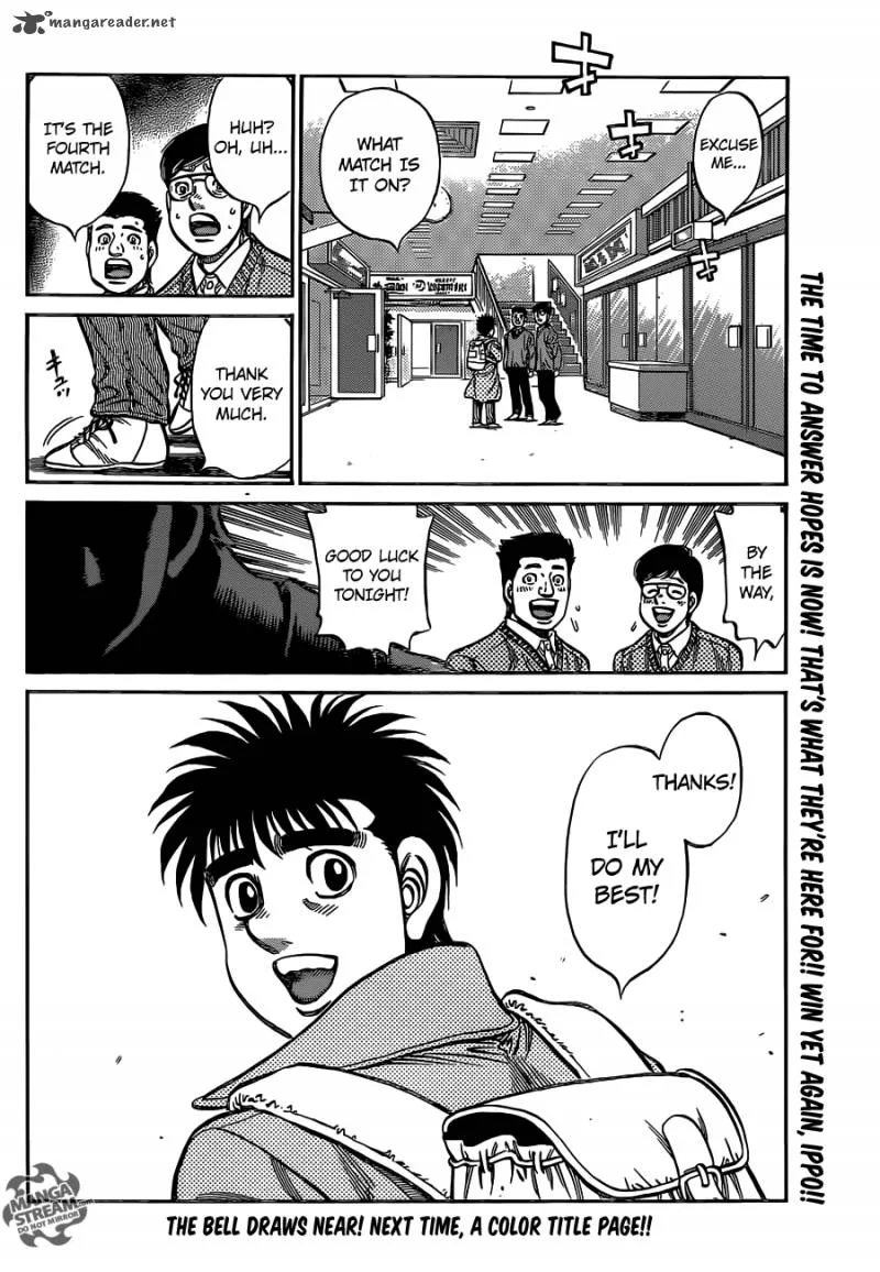 Hajime no Ippo Chapter 1021 page 18