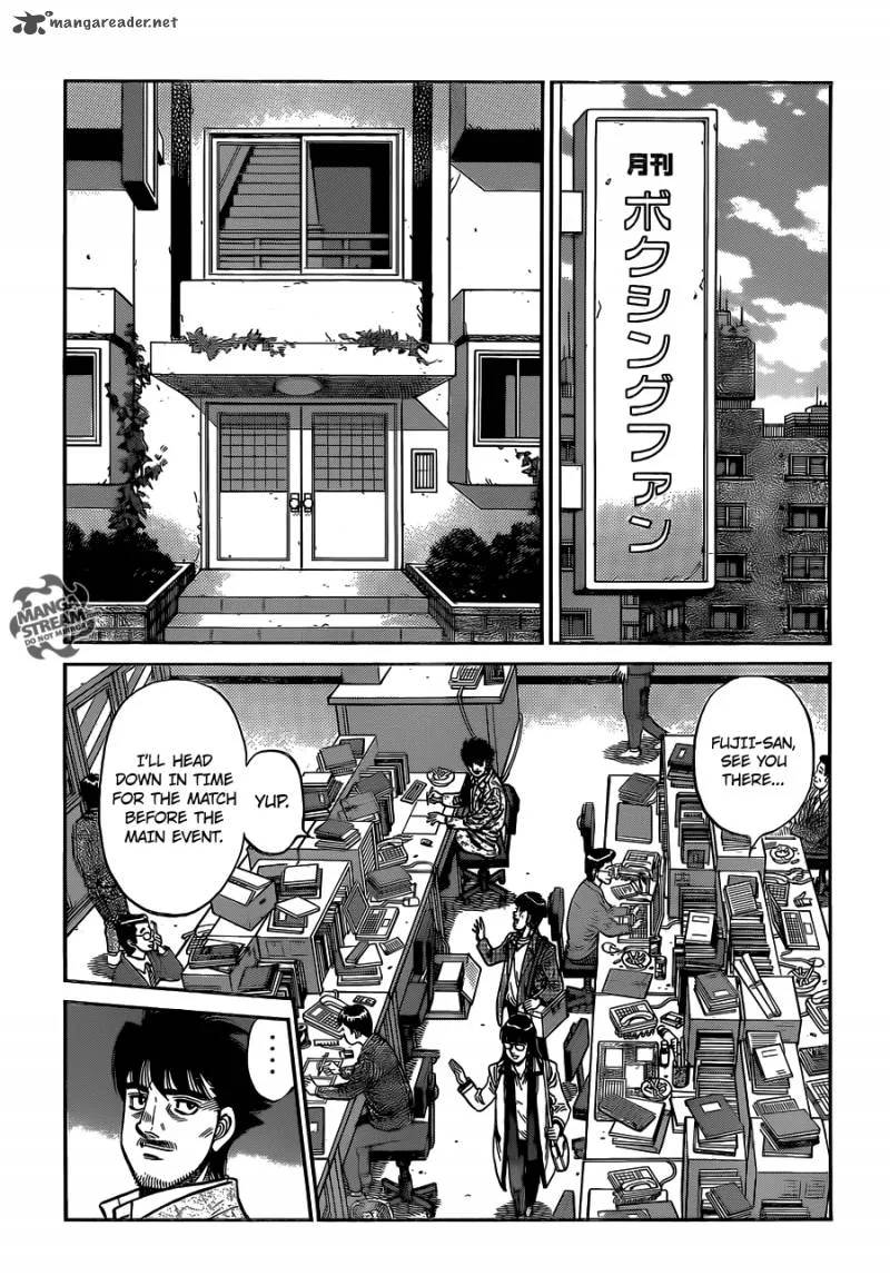 Hajime no Ippo Chapter 1021 page 3