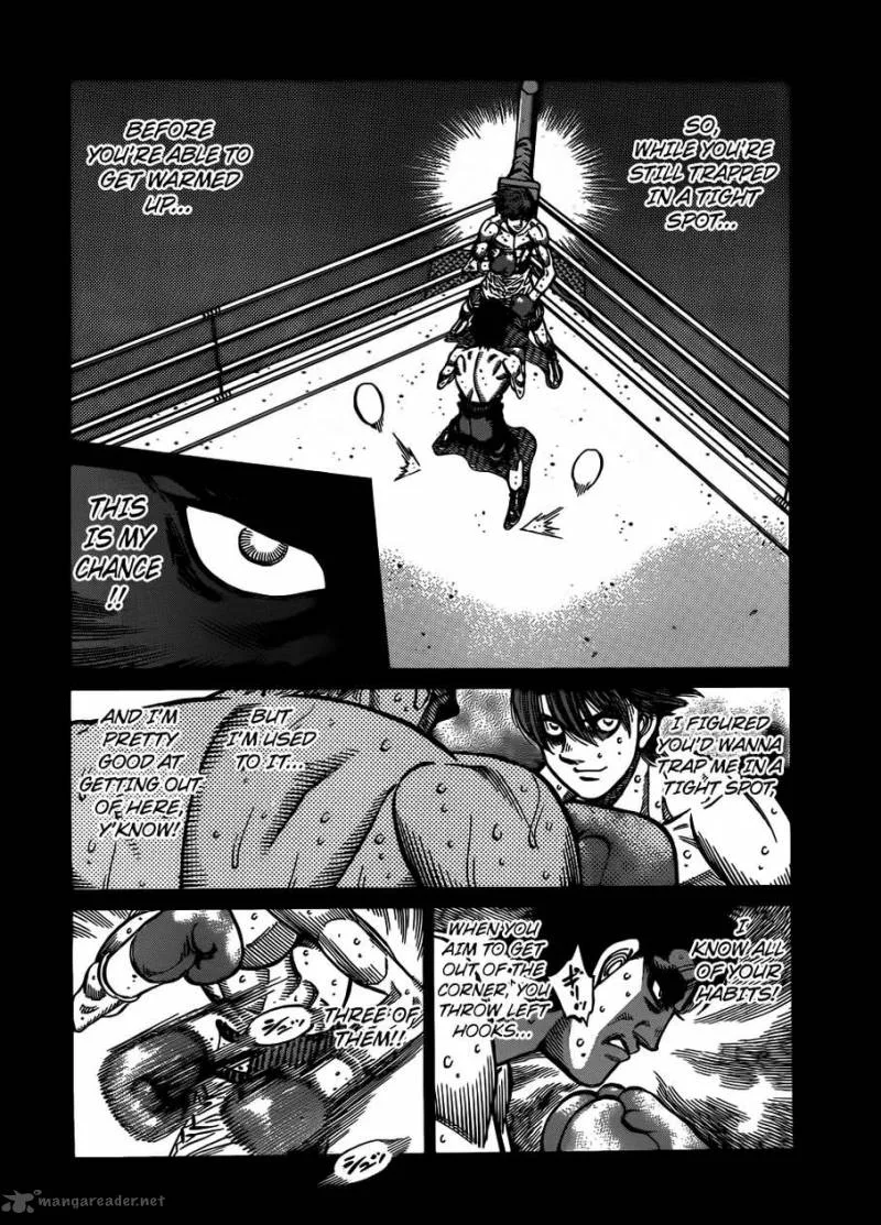 Hajime no Ippo Chapter 1024 page 12
