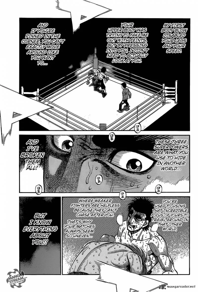 Hajime no Ippo Chapter 1026 page 15
