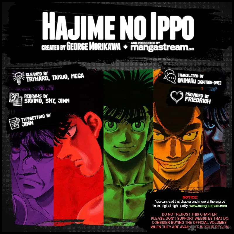 Hajime no Ippo Chapter 1028 page 2
