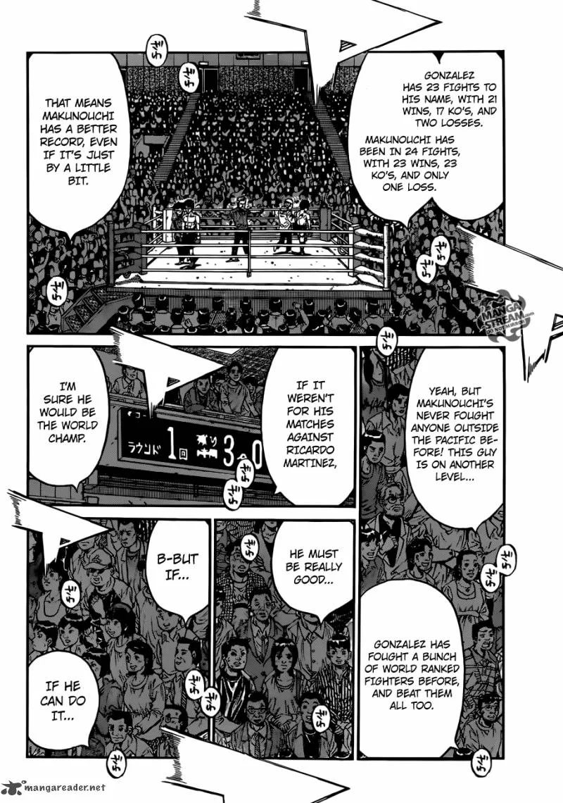 Hajime no Ippo Chapter 1032 page 12