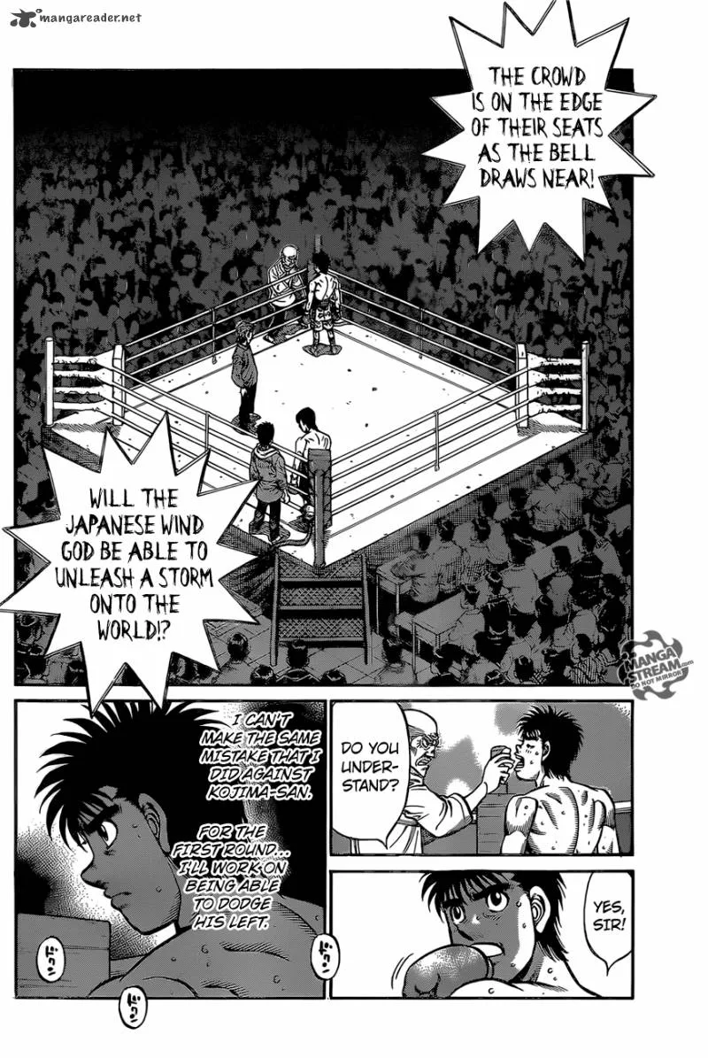 Hajime no Ippo Chapter 1032 page 14