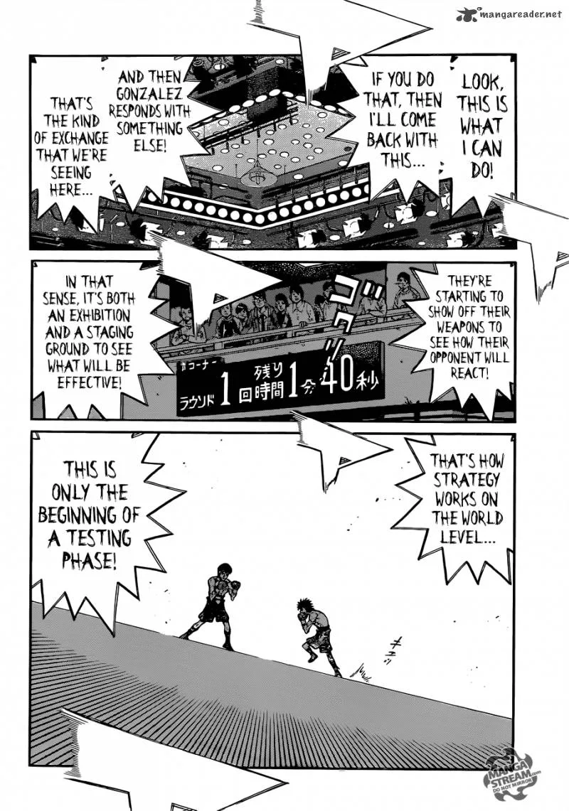 Hajime no Ippo Chapter 1035 page 14