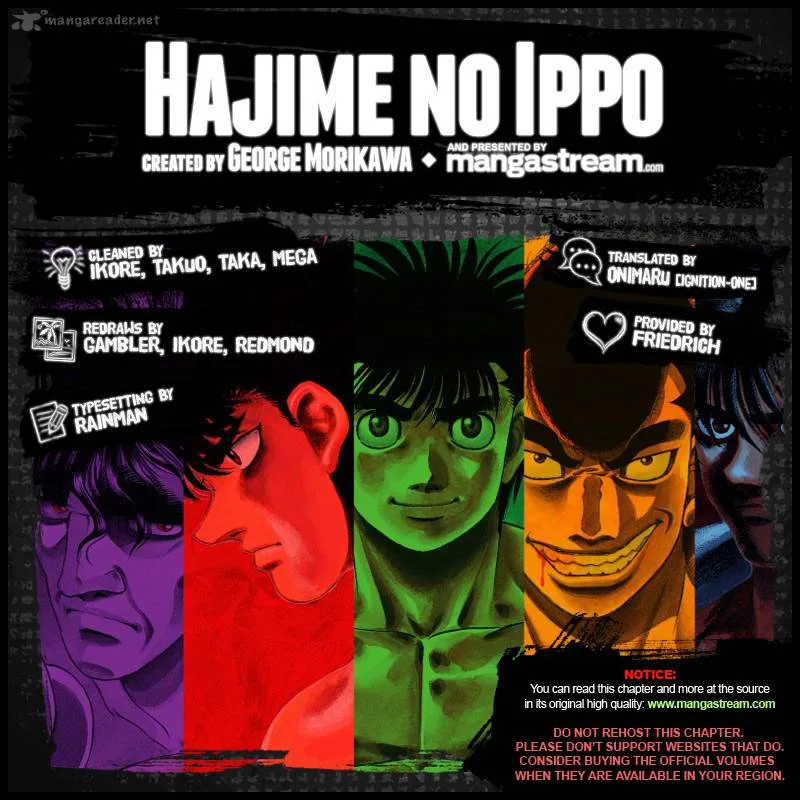 Hajime no Ippo Chapter 1036 page 2