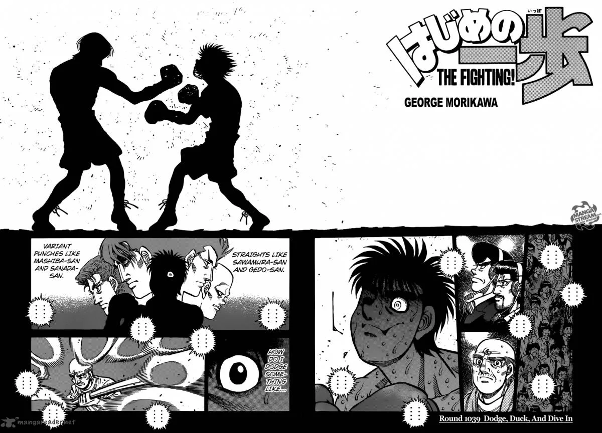 Hajime no Ippo Chapter 1039 page 2