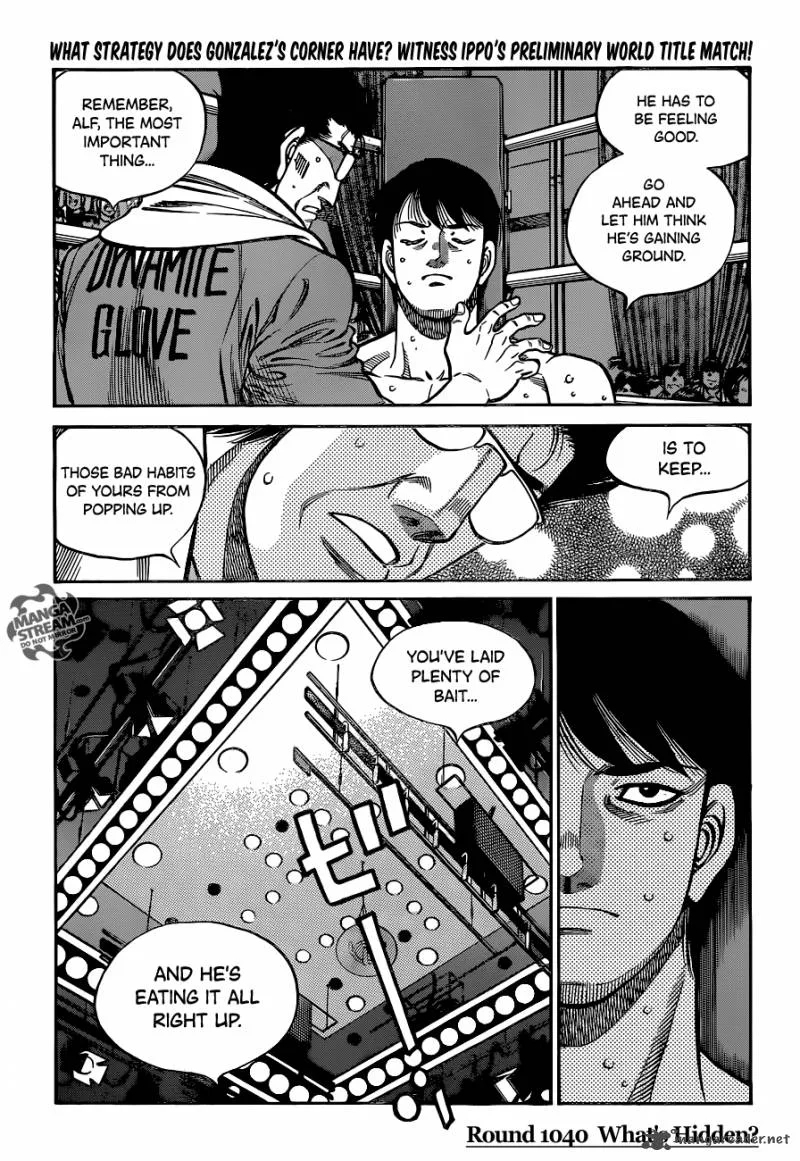 Hajime no Ippo Chapter 1040 page 1