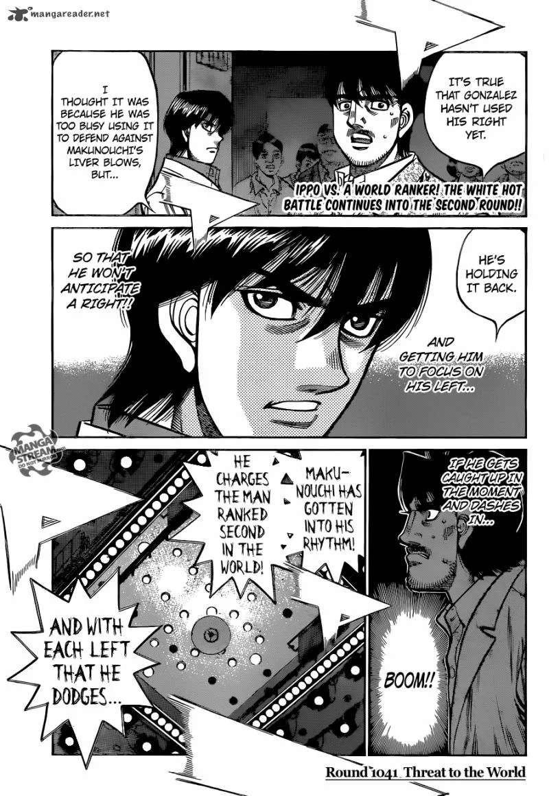 Hajime no Ippo Chapter 1041 page 1