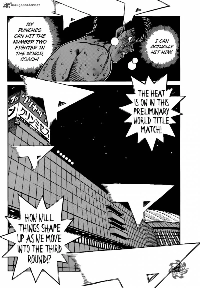 Hajime no Ippo Chapter 1045 page 13