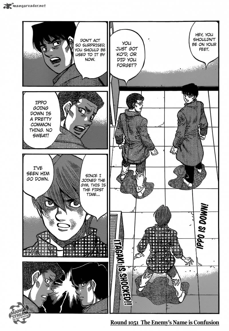 Hajime no Ippo Chapter 1051 page 1