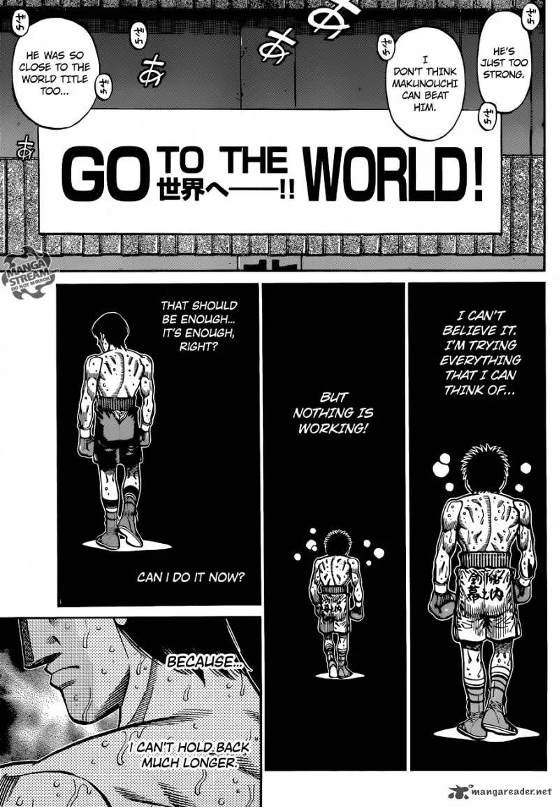Hajime no Ippo Chapter 1054 page 4