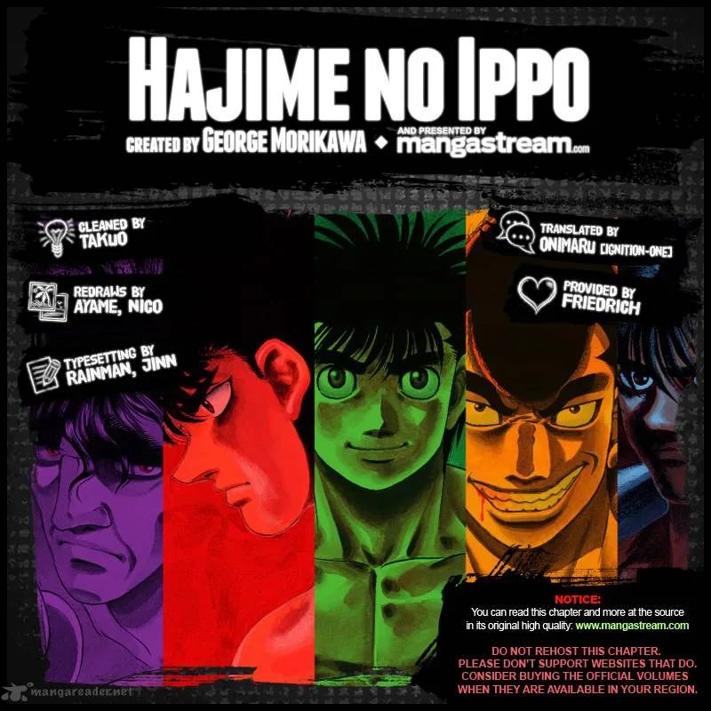Hajime no Ippo Chapter 1054 page 13