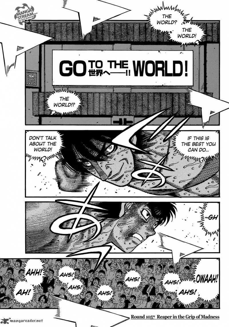 Hajime no Ippo Chapter 1057 page 1