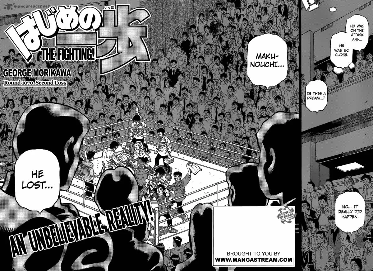 Hajime no Ippo Chapter 1070 page 3