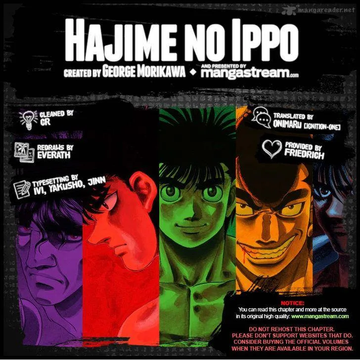 Hajime no Ippo Chapter 1087 page 2