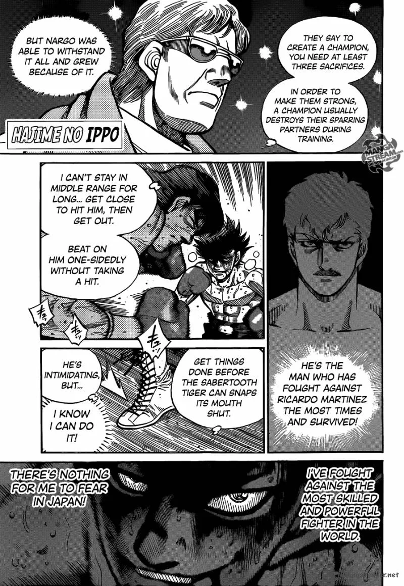 Hajime no Ippo Chapter 1089 page 1