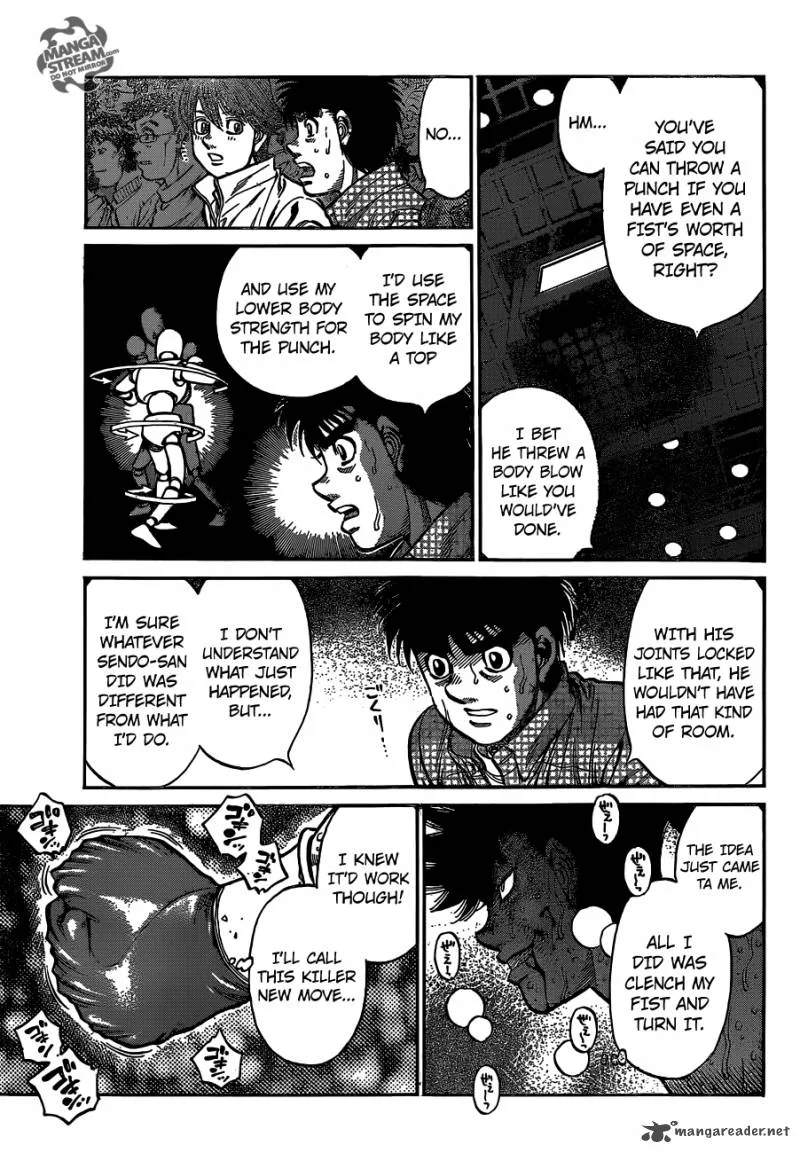 Hajime no Ippo Chapter 1090 page 7