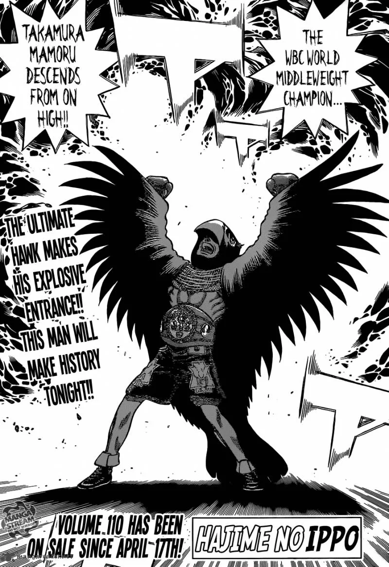 Hajime no Ippo Chapter 1095 page 1