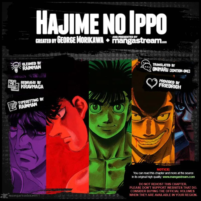 Hajime no Ippo Chapter 1110 page 2