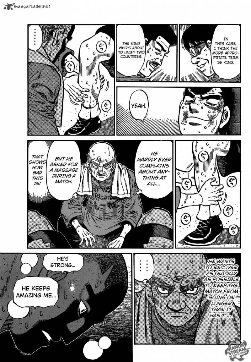 Hajime no Ippo Chapter 1110 page 13