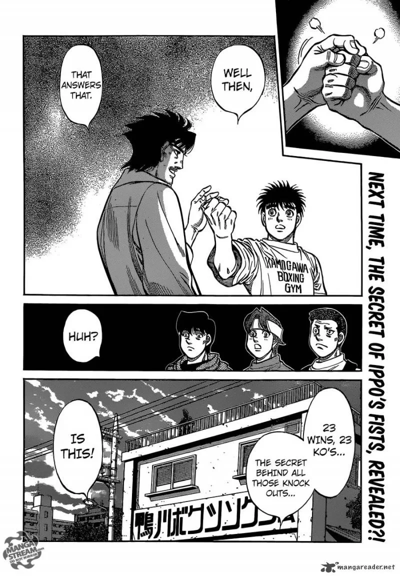 Hajime no Ippo Chapter 1130 page 15