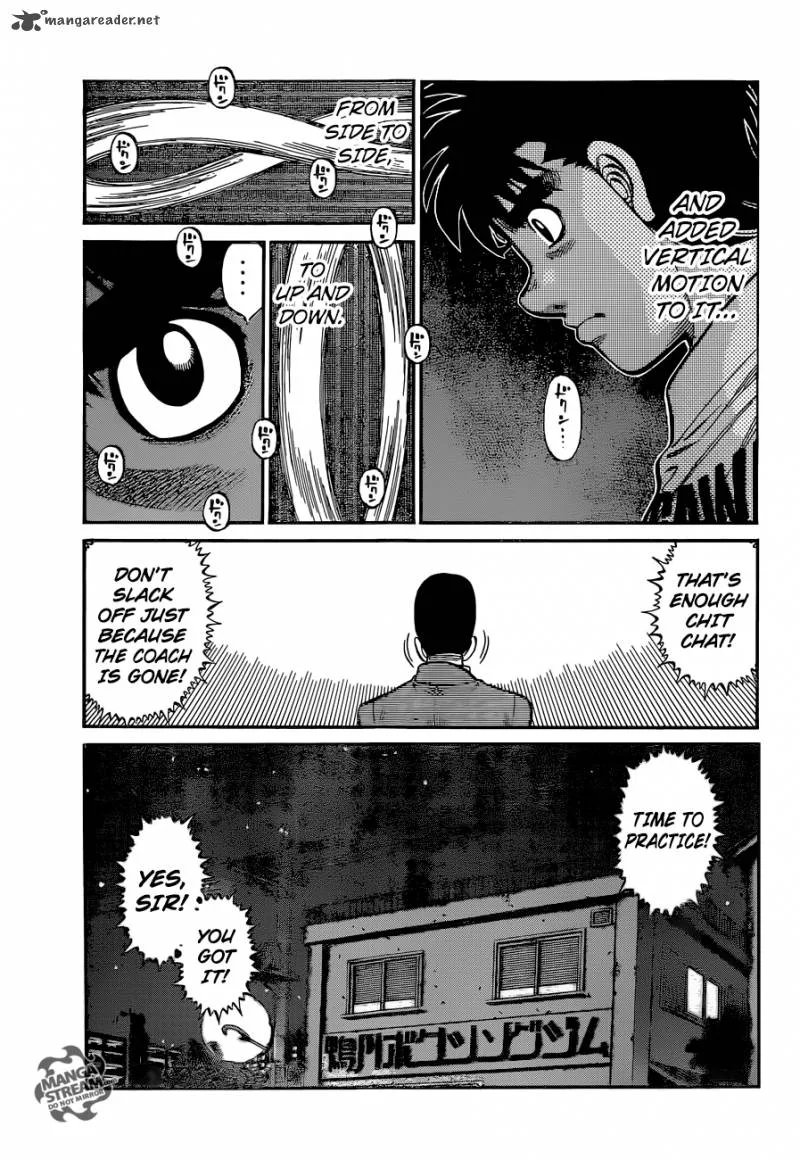 Hajime no Ippo Chapter 1133 page 11