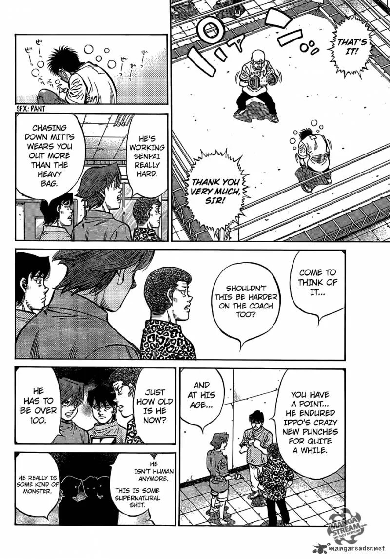 Hajime no Ippo Chapter 1150 page 4