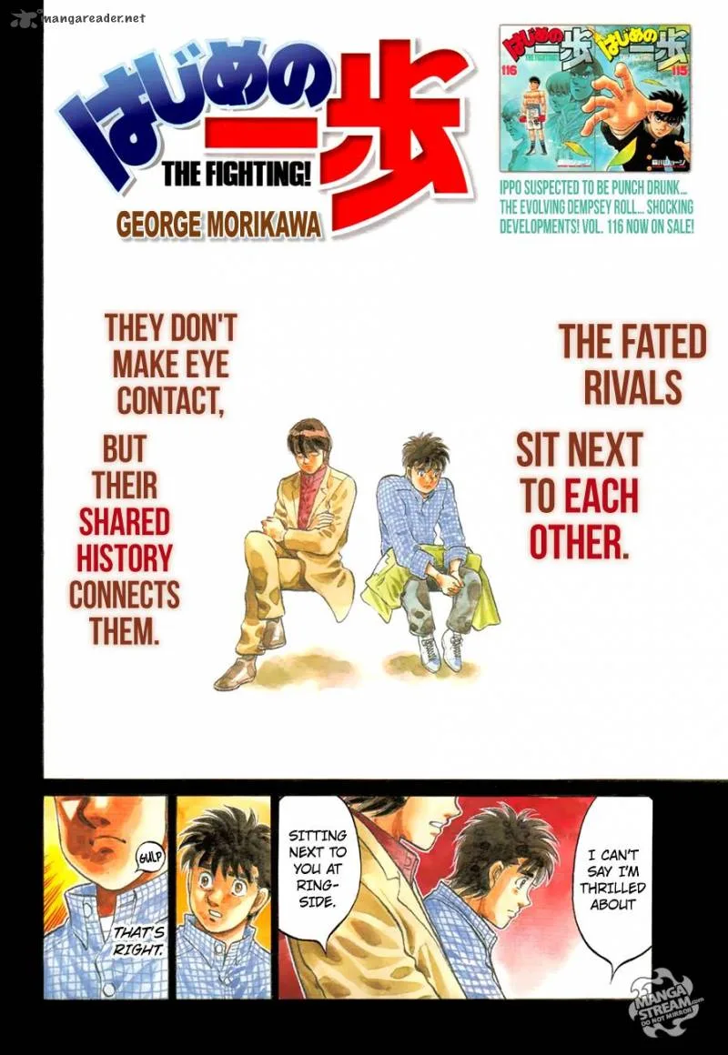 Hajime no Ippo Chapter 1168 page 2