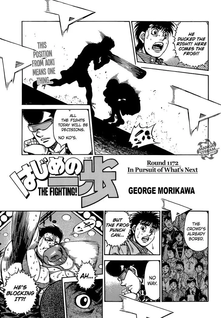 Hajime no Ippo Chapter 1172 page 1