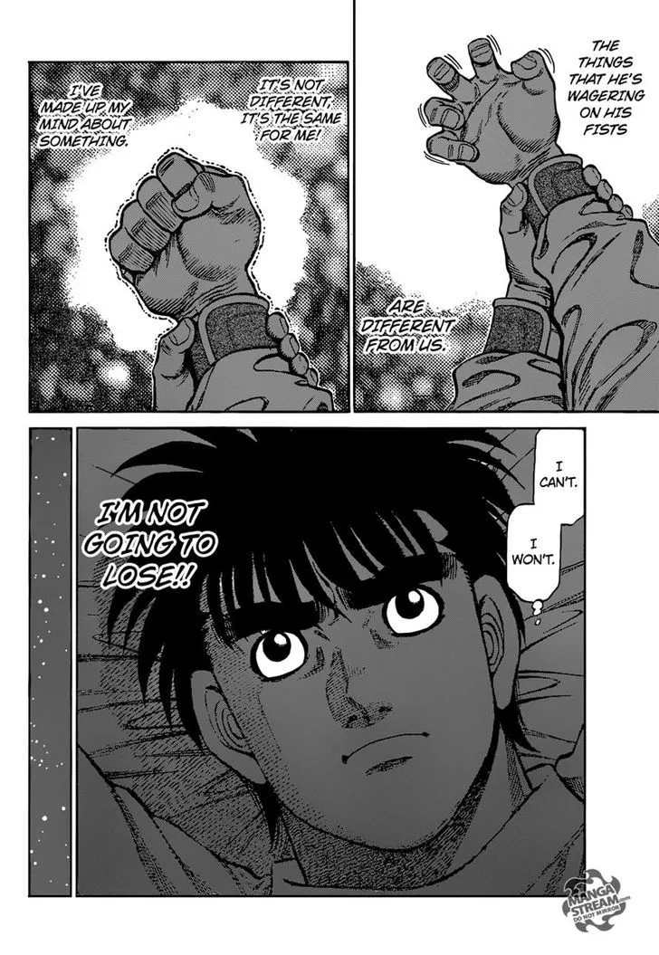 Hajime no Ippo Chapter 1177 page 14