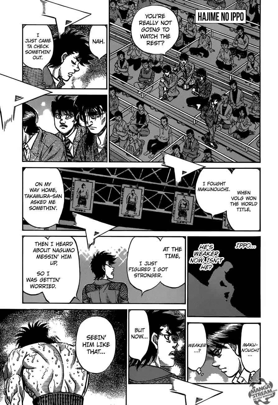 Hajime no Ippo Chapter 1187 page 1