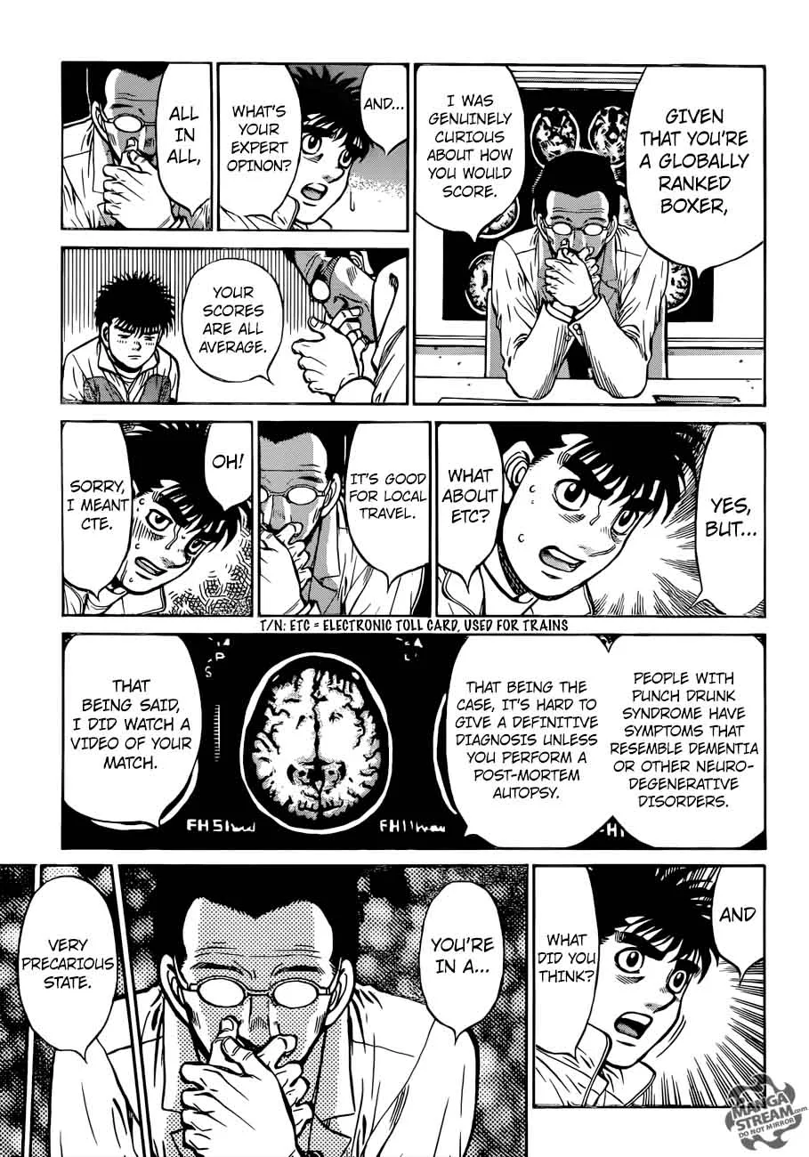 Hajime no Ippo Chapter 1208 page 7