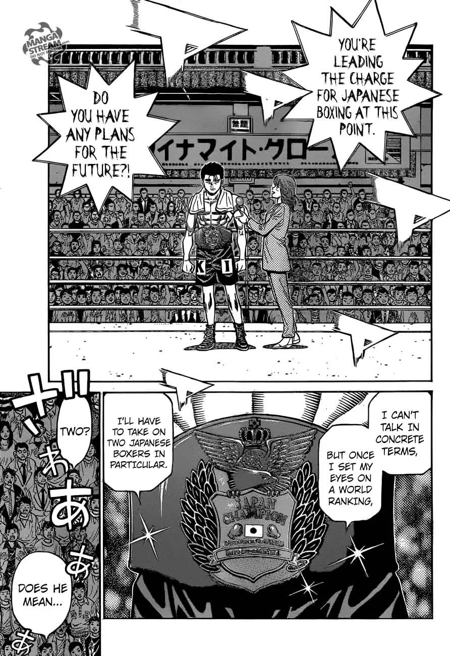 Hajime no Ippo Chapter 1210 page 4