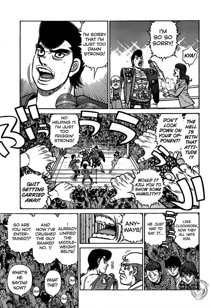 Hajime no Ippo Chapter 1268 page 8