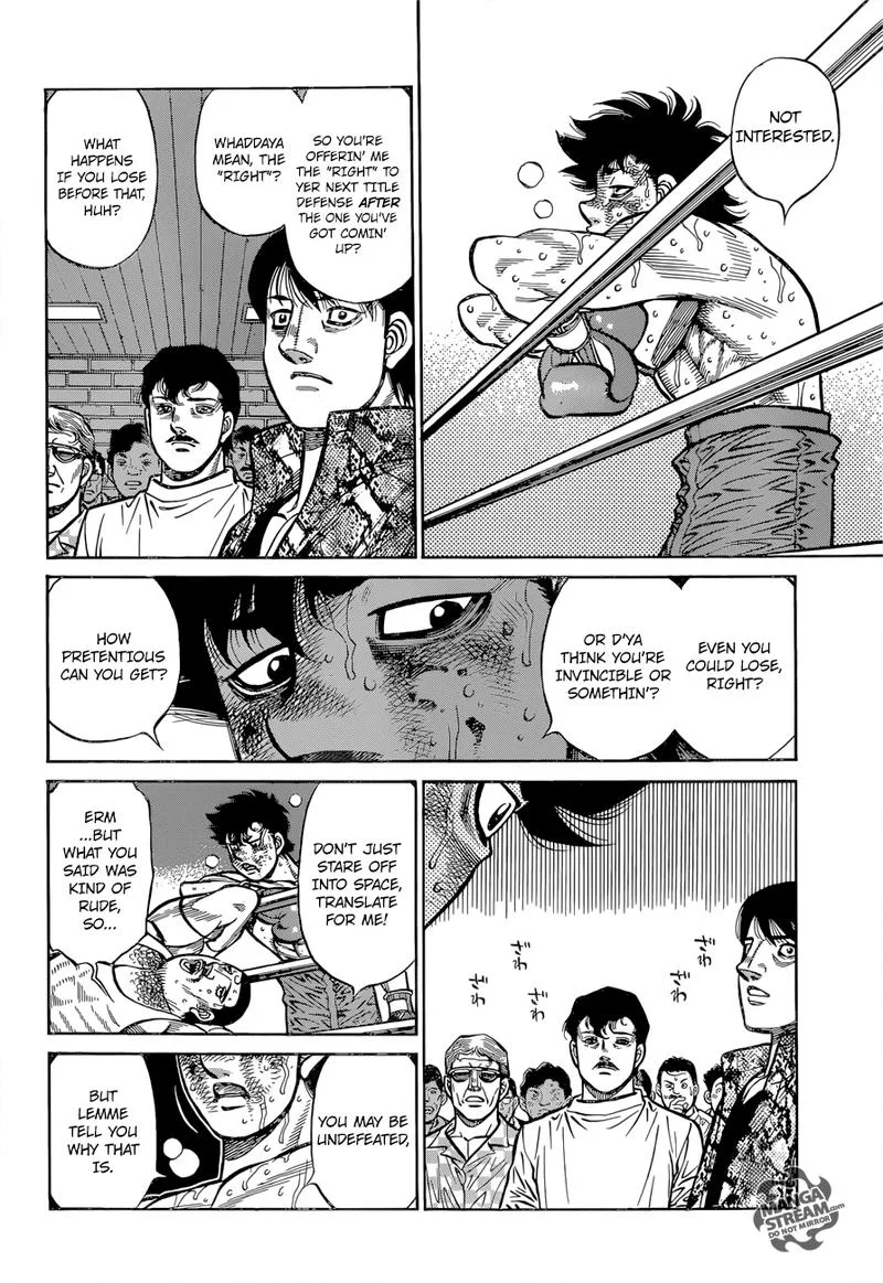 Hajime no Ippo Chapter 1275 page 13
