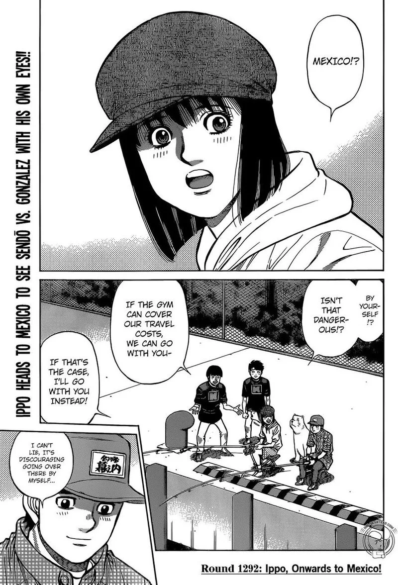 Hajime no Ippo Chapter 1292 page 1
