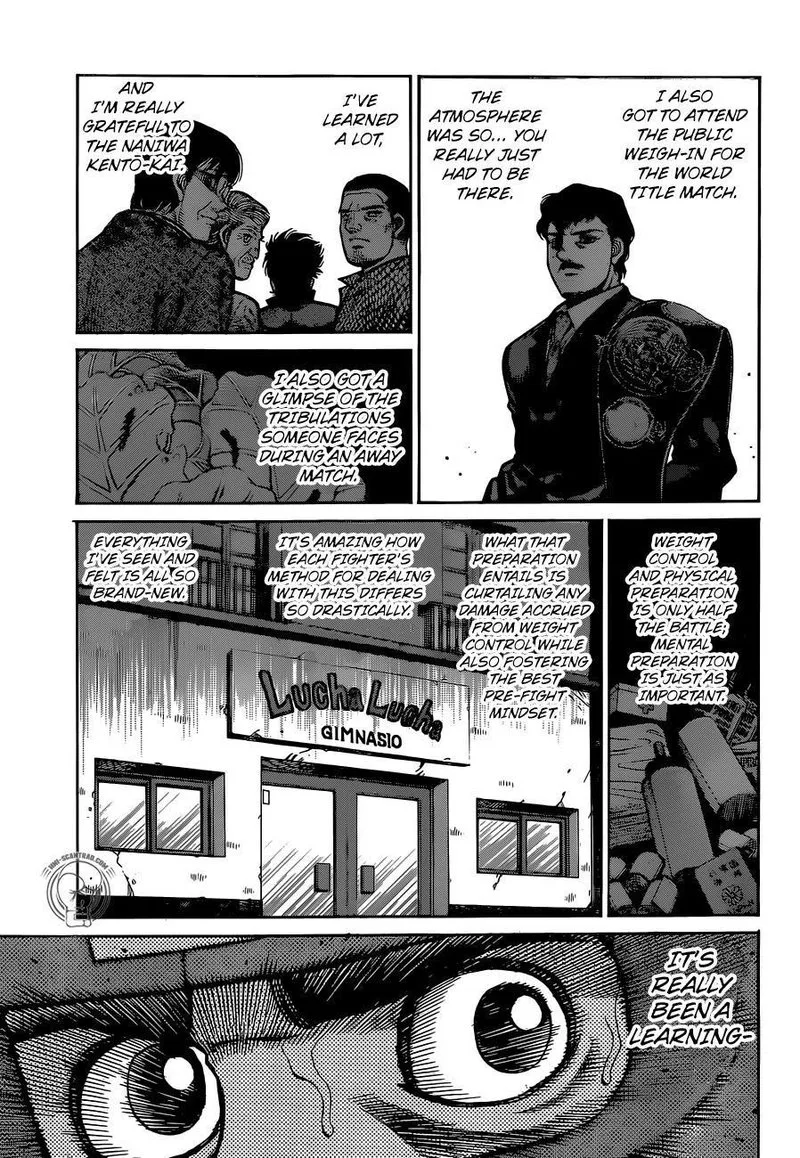 Hajime no Ippo Chapter 1294 page 3