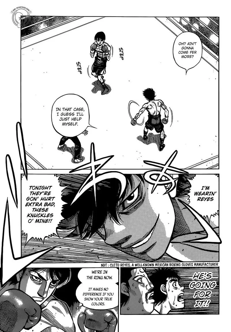 Hajime no Ippo Chapter 1295 page 15